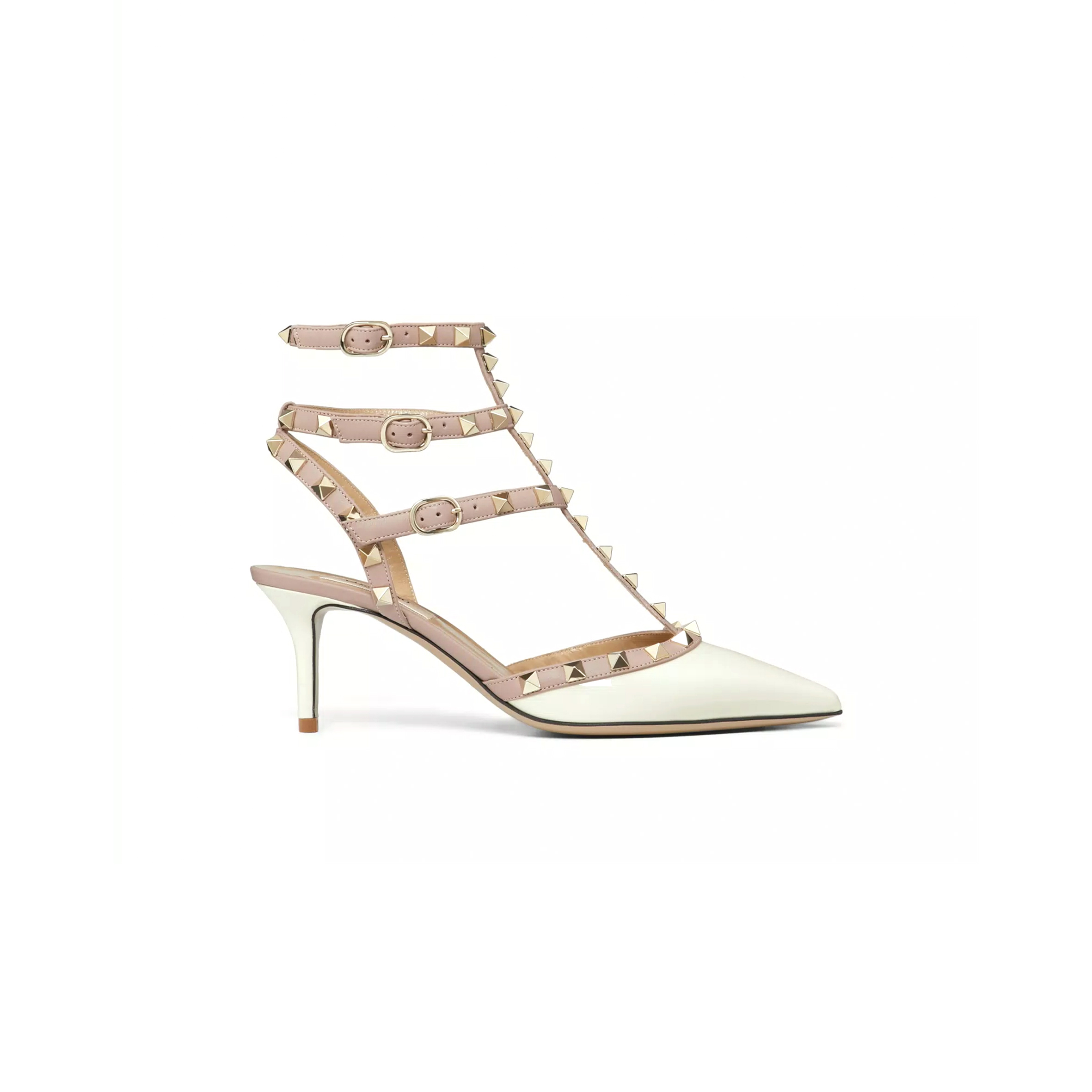 VALENTINO ROCKSTUD CAGED PUMP 65MM 5W2S0375VNW_L62 VALENTINO ROCKSTUD CAGED PUMP 65MM 5W2S0375VNW_L62